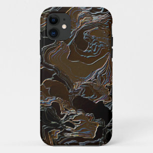 Brown Camo Effect Design iPhone 11 Case