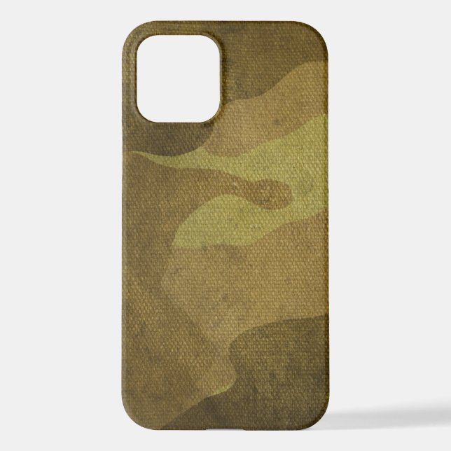 Brown Camo iPhone Case (Back)