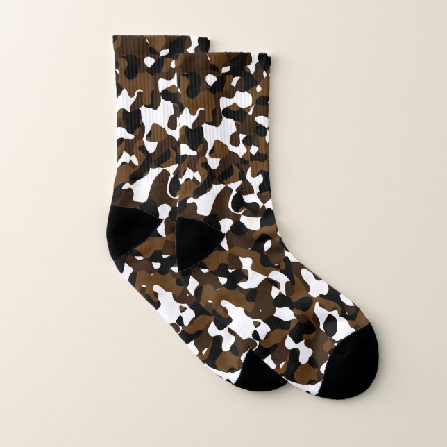 Brown Camo Socks (Pair)