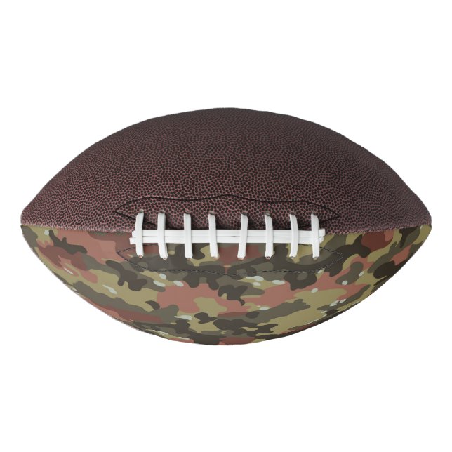 Brown Camo Texture American Football (Front)