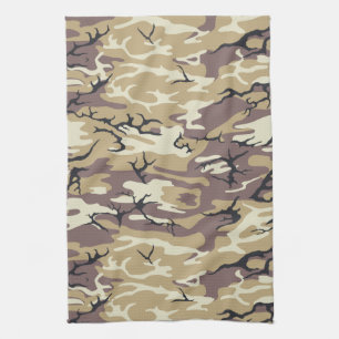 Brown Camo Towell Tea Towel