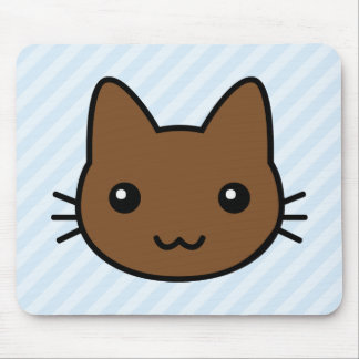 brown cat mouse mat