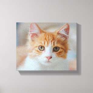 Brown cat Zazzle_Growshop. Canvas Print