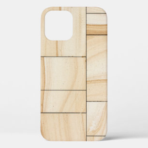 Brown ceramic tiles collage iPhone 12 case