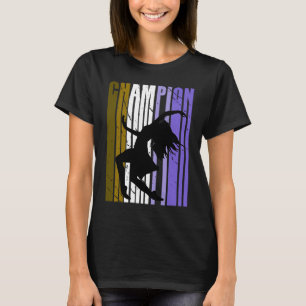 Brown Champion Of Dance Birthday Competition Compe T-Shirt