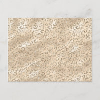 Brown Cheetah Leopard Skin Print Pattern Animal
