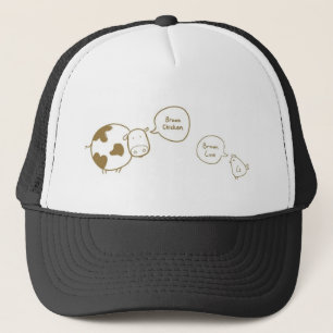 Brown Chicken Brown Cow Hat