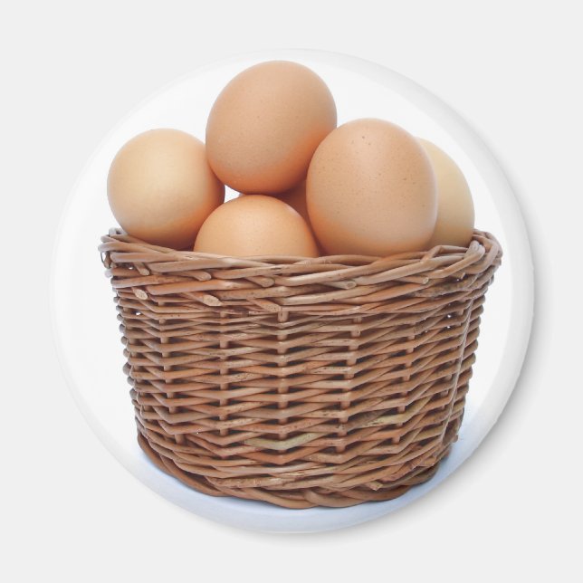 Brown Chicken Eggs Magnet (Front)