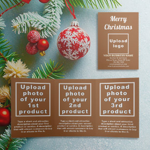Brown   Christmas   Business Trifold Card