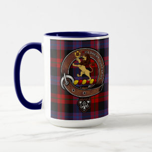 Brown Clan Badge & Tartan Mug