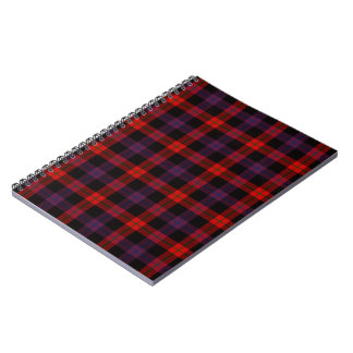 Brown Clan Tartan Pattern Notebook
