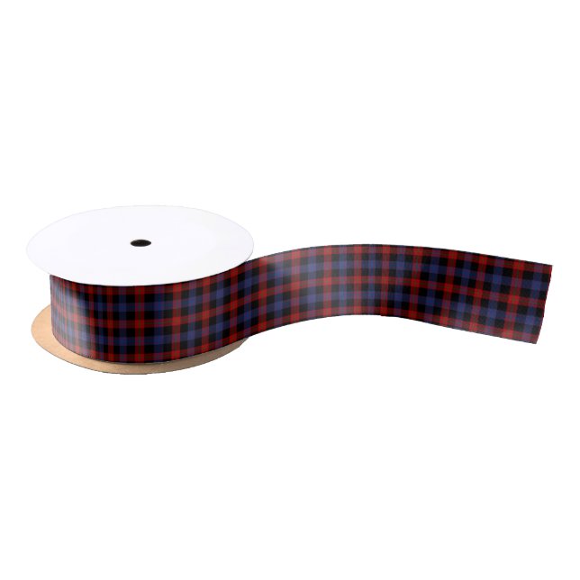 Brown Clan Tartan Satin Ribbon (Spool)