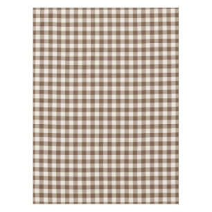 Brown Classic Picnic Gingham Check Tablecloth