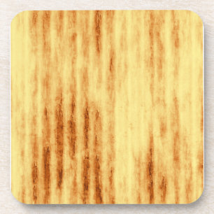 Brown Claw Marks on Yellow Coaster