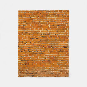 Brown clay wall cladding fleece blanket