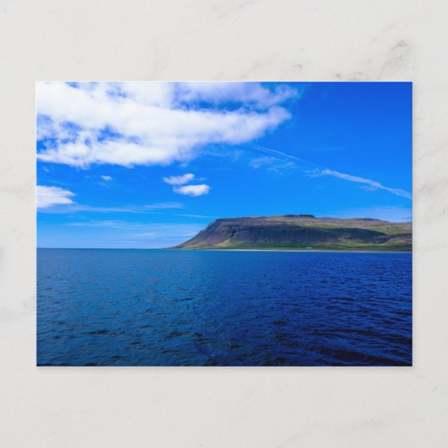 Brown Cliff Near Sea Holiday Postcard (Front)