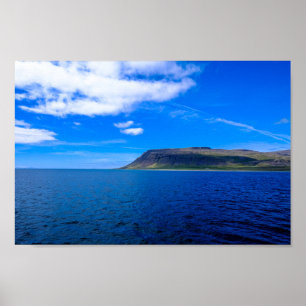 Brown Cliff Near Sea Poster