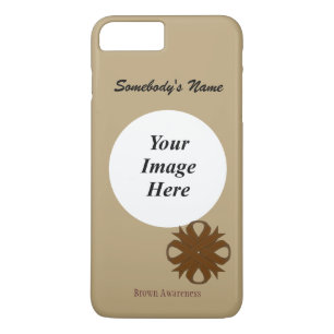 Brown Clover Ribbon Tmpl by Kenneth Yoncich iPhone 8 Plus/7 Plus Case