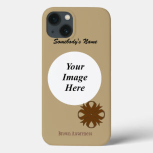 Brown Clover Ribbon Tmpl by Kenneth Yoncich iPhone 13 Case