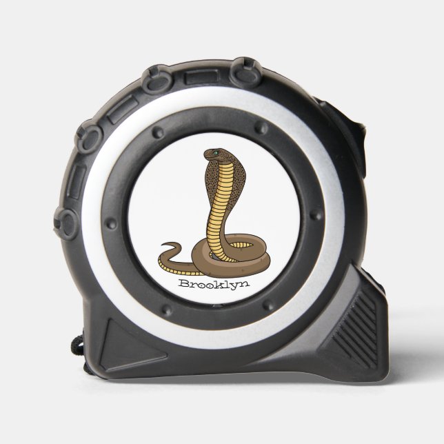 Brown cobra snake illustration  1 (Front)