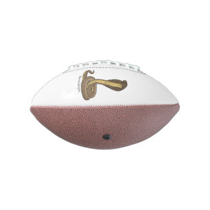 Brown cobra snake illustration american football