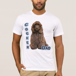 Brown Cocker Spaniel Dad 4 T-Shirt