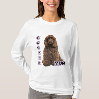 Brown Cocker Spaniel Mum; Cocker Spaniel Mother T-Shirt