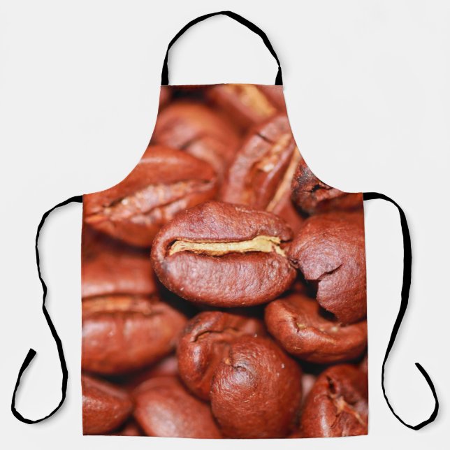 Brown coffee beans roasted apron (Front)