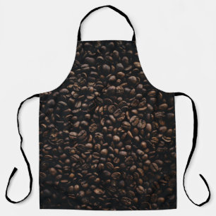 Brown coffee seeds apron