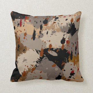 Brown Collage Cushion