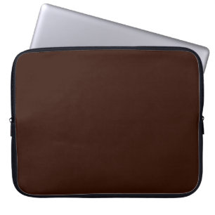 Brown Color background Customizable Laptop Sleeve
