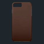 Brown Colour background Customisable iPhone 8 Plus/7 Plus Case<br><div class="desc">A stylish product in rich deep chocolate brown colour background for yourself or as a gift sure to make an impression in all occasions. Click on the "Customise it!" button to reveal tools to customise this product if you wish using a text editor and an image loader. Introducing A great...</div>
