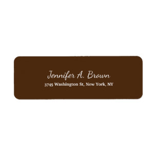 Brown Colour Creative Handwriting Plain Feminine