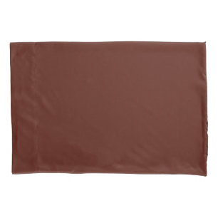 Brown Colour Hex 54160A Pillow Case