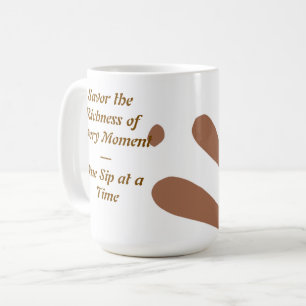 Brown Colour Splash Mug
