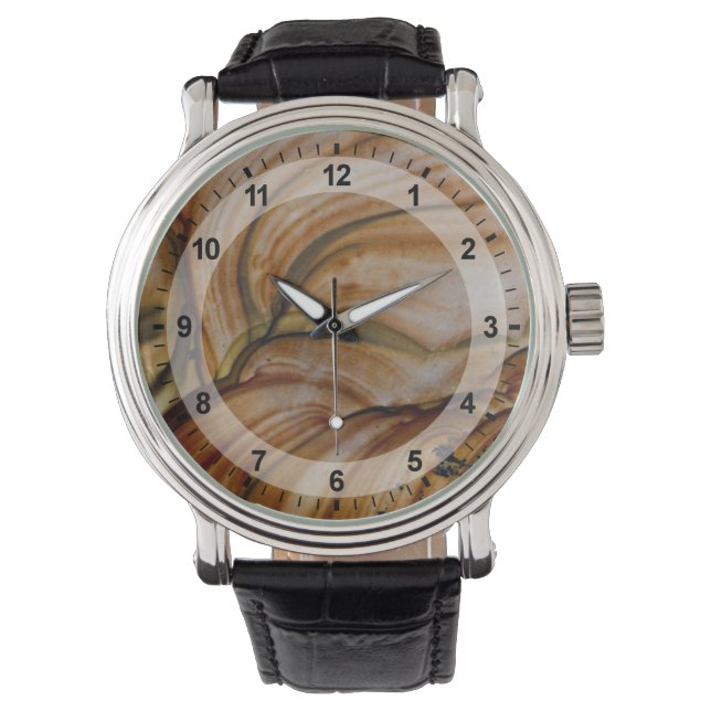 Brown coloured Deschutes Jasper Watch (Front)