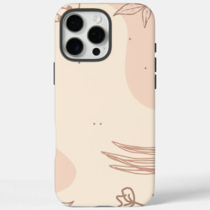 Brown Colourful Floral Linktree   iPhone 16 Pro Max Case