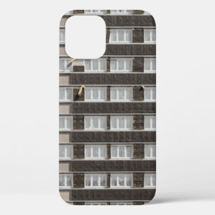 Brown commercial building iPhone 12 case