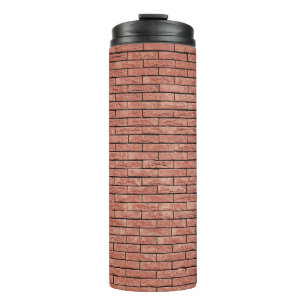 Brown concrete brick thermal tumbler