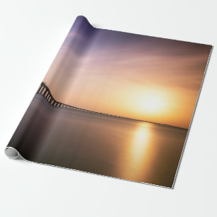 BROWN CONCRETE BRIDGE DURING DAYTIME WRAPPING PAPER