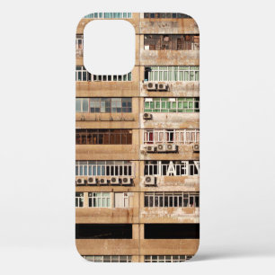 BROWN CONCRETE BUILDING iPhone 12 CASE
