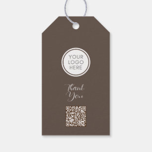 Brown Corporate Gift Tag