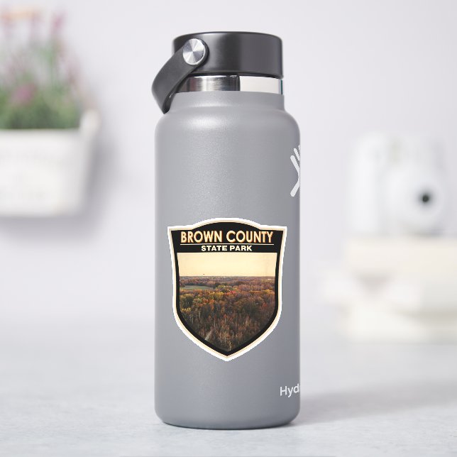 Brown County State Park Indiana Badge (HydroFlask)