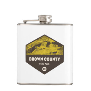 Brown County State Park Indiana Hip Flask
