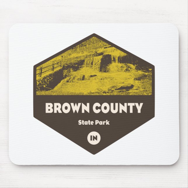 Brown County State Park Indiana Mouse Mat (Front)