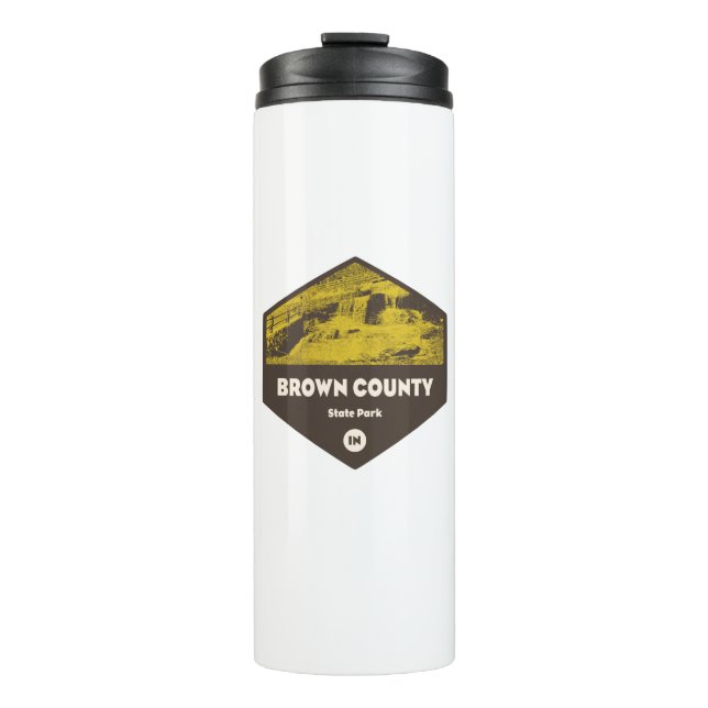 Brown County State Park Indiana Thermal Tumbler (Front)