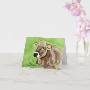 Brown Cow Card