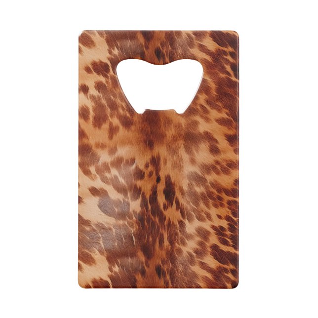 Brown Cowhide Animal Print (Front)