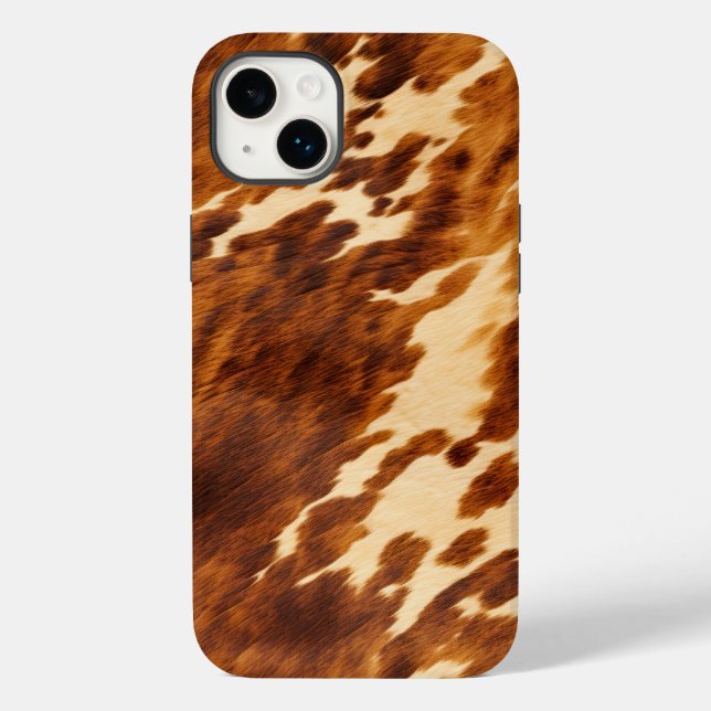 Brown Cowhide Case-Mate iPhone Case (Back)
