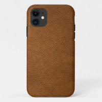 Brown Cowhide Leather Texture Look